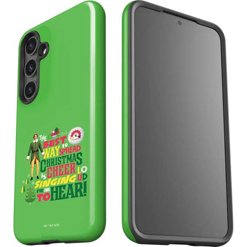 Elf Spread Christmas Cheer Galaxy S24 Plus Impact Case